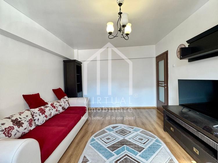 Apartament cu 3 camere decomandat, mobilat în Central