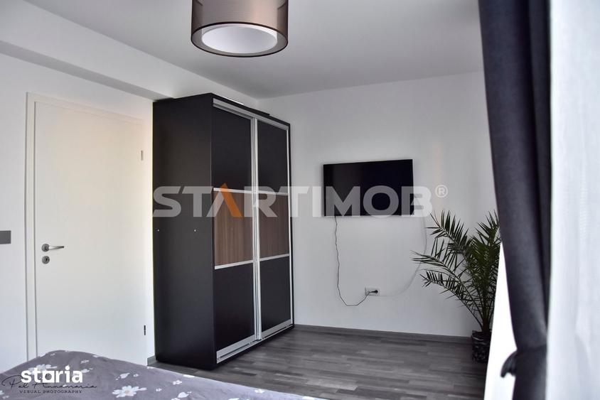 Apartament cu 2 camere semidecomandat, mobilat în Sânpetru