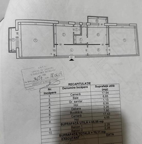 Apartament cu 2 camere decomandat în Tudor Vladimirescu