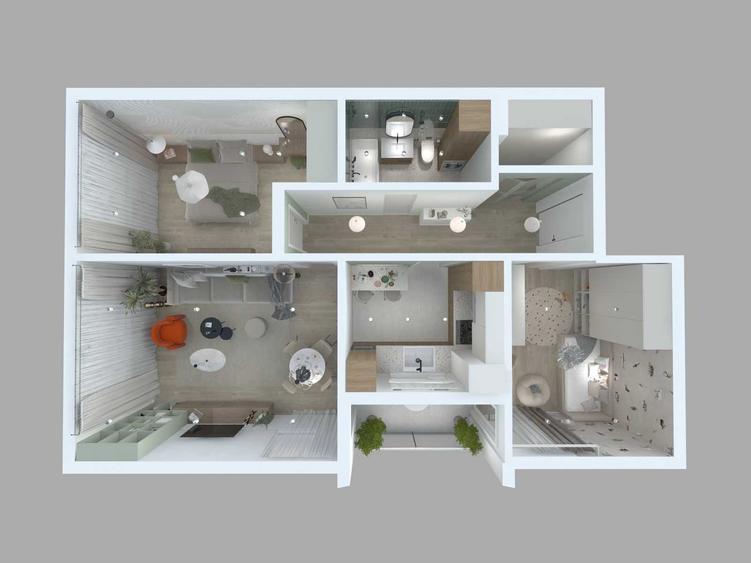 Apartament cu 3 camere decomandat în Sebeș