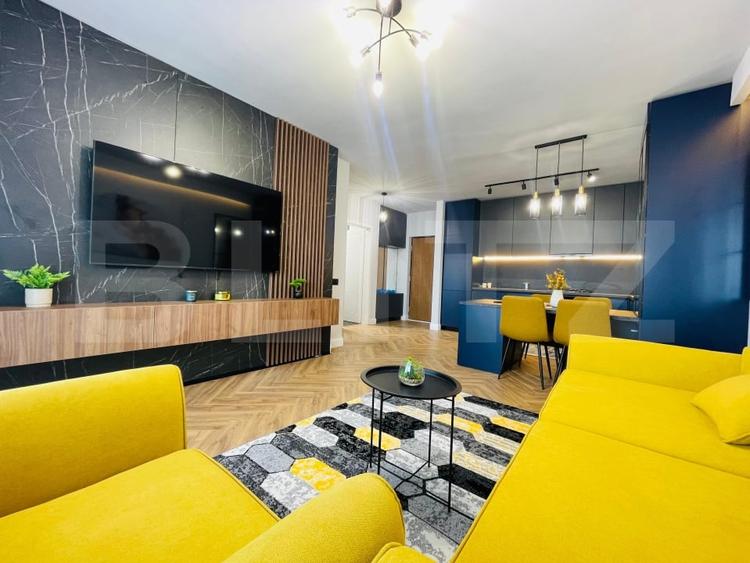 Apartament cu 2 camere semidecomandat, mobilat în Florești — fotografia 1