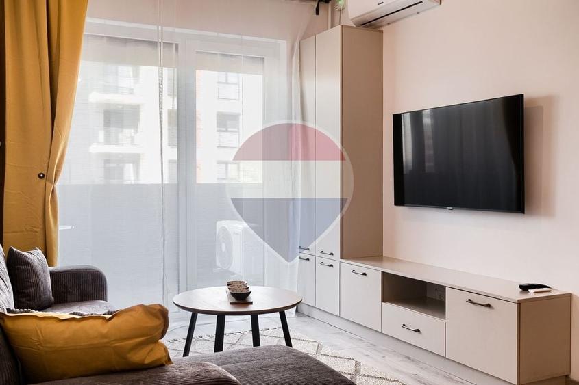 Apartament cu 2 camere semidecomandat, mobilat în UTA