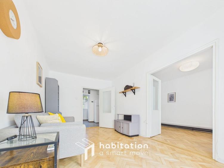 Apartament cu 2 camere semidecomandat, mobilat în Central