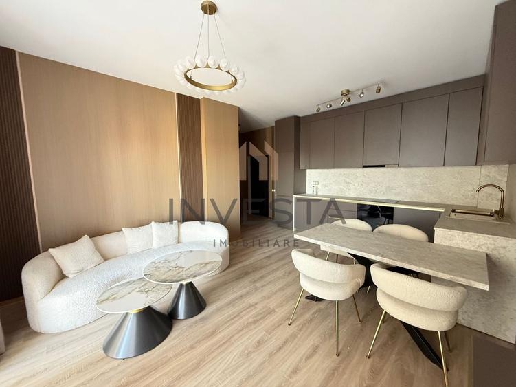 Apartament cu 2 camere semidecomandat, mobilat în Florești