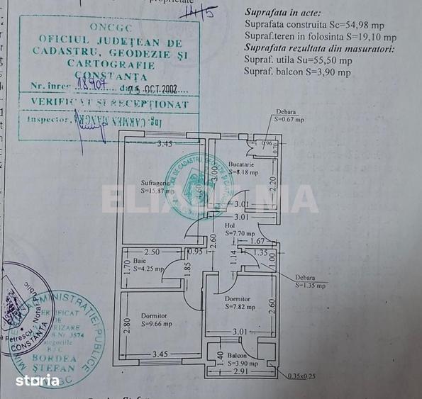 Apartament cu 3 camere decomandat în Nord