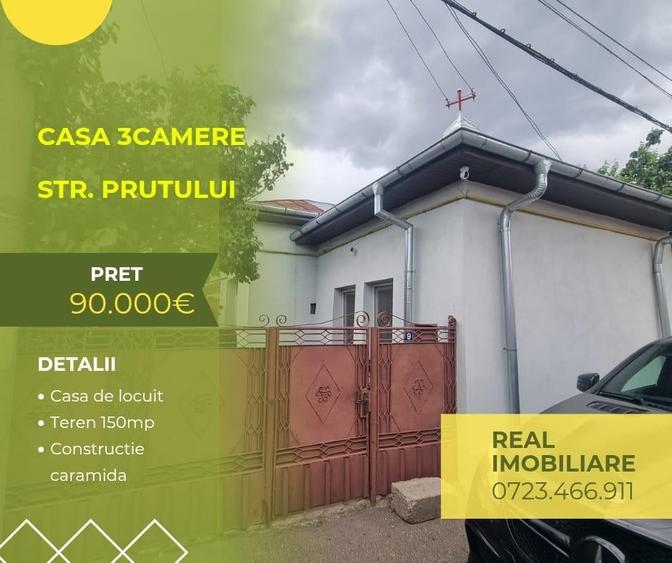 Casă cu 3 camere cu Teren 150 Mp în 23 August