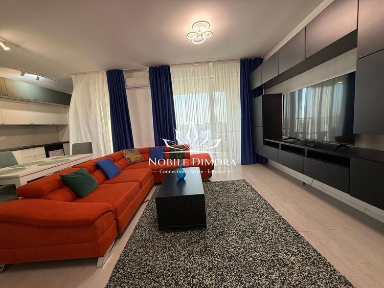 Apartament cu 2 camere semidecomandat, mobilat în Central