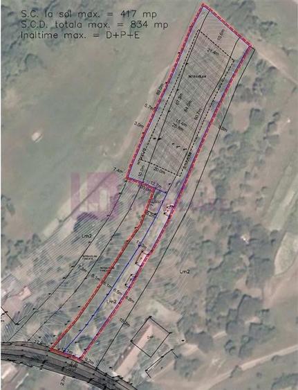 Teren Construcții intravilan de 3240 mp, în Vale