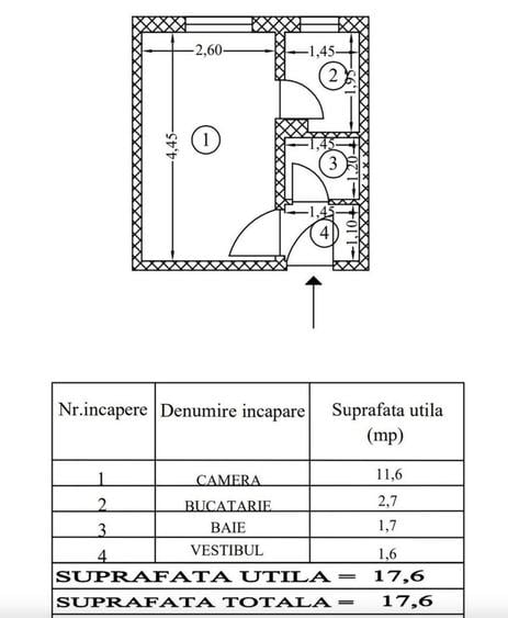 Garsonieră semidecomandată în Drumul Taberei