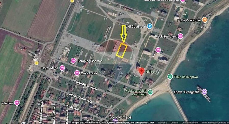 Teren de 2300 mp, în Central