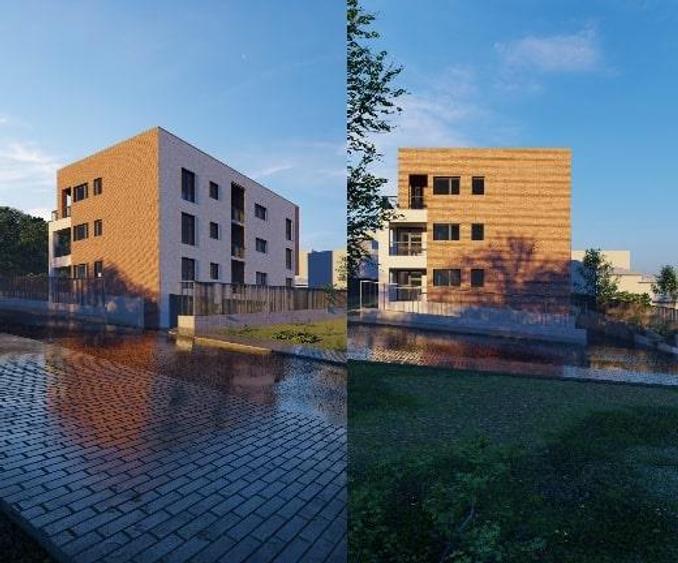 Apartament cu 2 camere semidecomandat în Iris