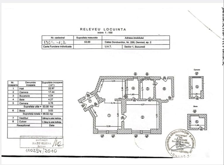 Apartament cu 3 camere în Primăverii
