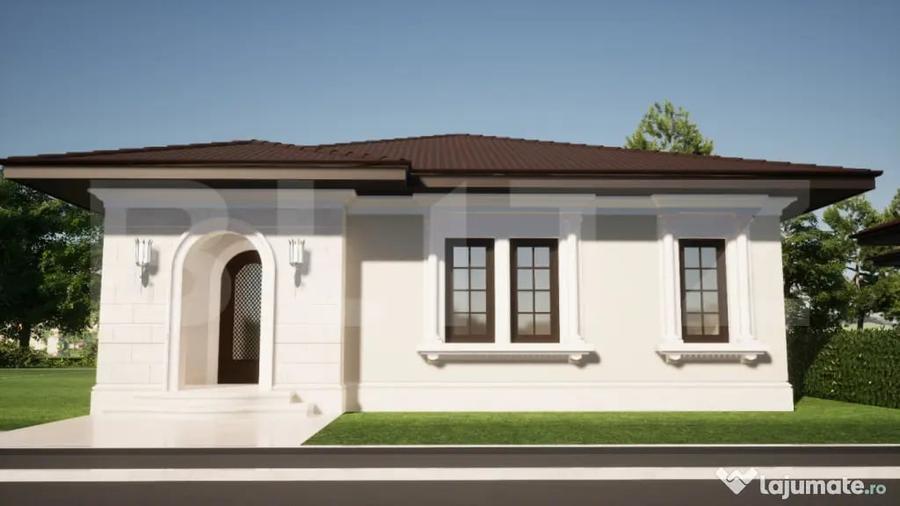 Casă cu 3 camere cu Teren 500 Mp în Central