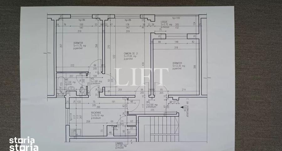 Apartament de 3 camere | 64 mp | zona Astra - Florilor - 3