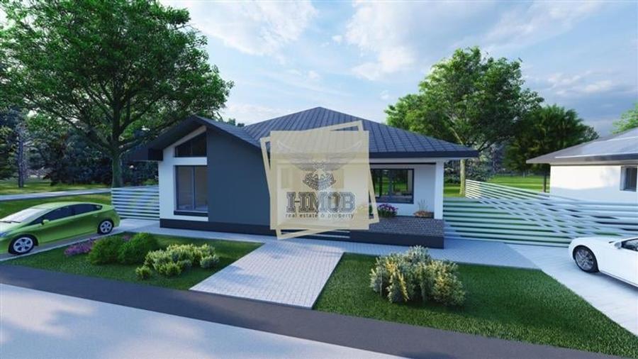 Casă individuală cu 4 camere cu Teren 500 Mp în Șura Mică