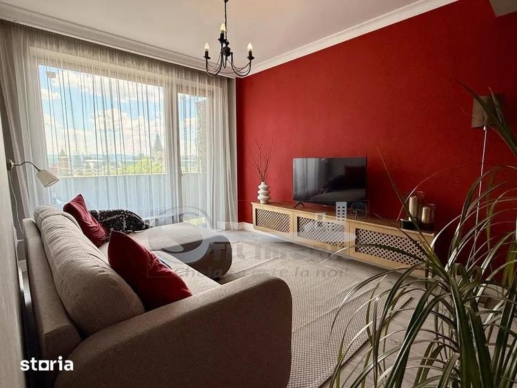 Apartament cu 3 camere, mobilat în Central