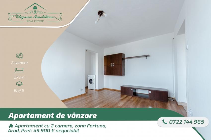 Apartament cu 2 camere semidecomandat în Fortuna