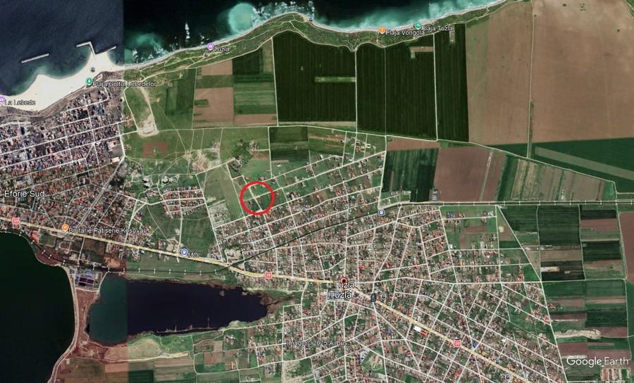 Teren Construcții intravilan de 1200 mp, în Tuzla