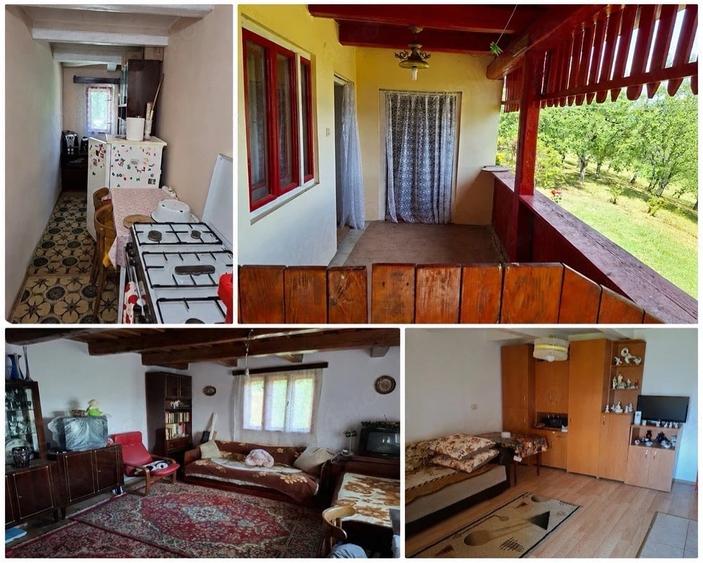 Casă cu 2 camere cu Teren 3000 Mp în Podele