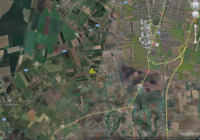 Teren agricol extravilan de 28800 mp, în Gai