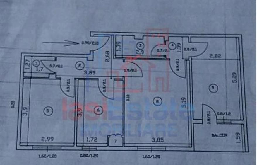 Apartament 3 camere Dacia - 4