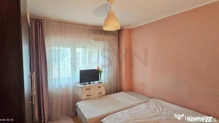 Apartament cu 3 camere semidecomandat în Crângași