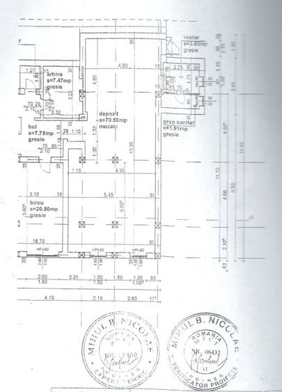 Spațiu comercial, de 300 mp, în Vlahuță