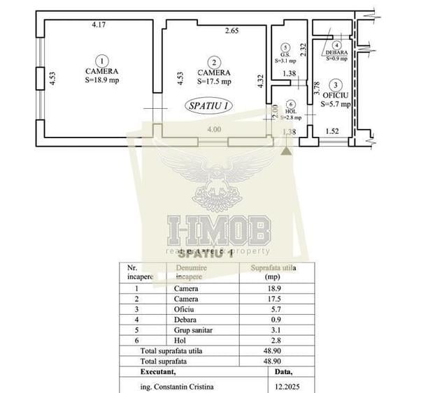 Apartament cu 2 camere în Central