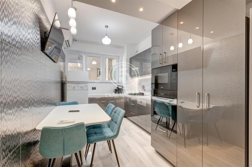 Apartament cu 3 camere decomandat, mobilat în Domenii