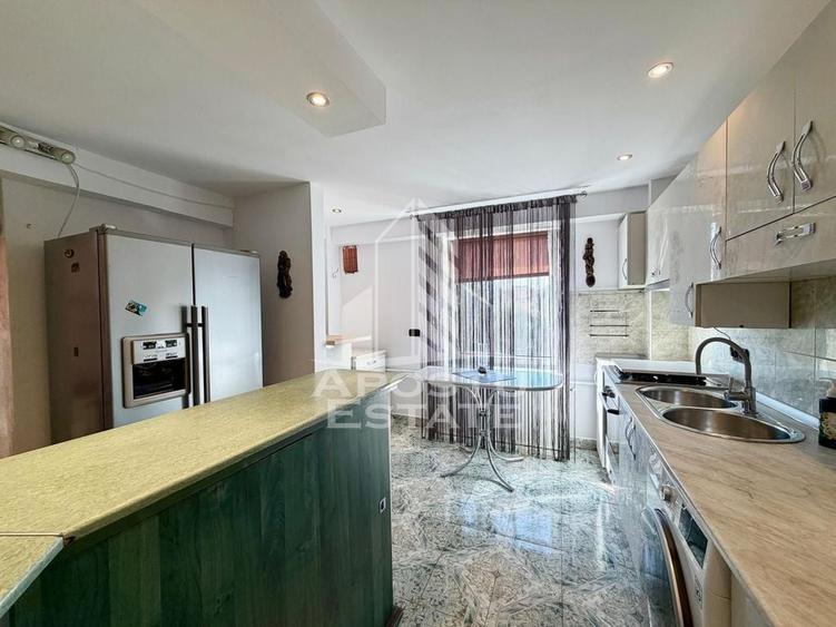 Apartament cu 4 camere decomandat, mobilat în Dorobanților