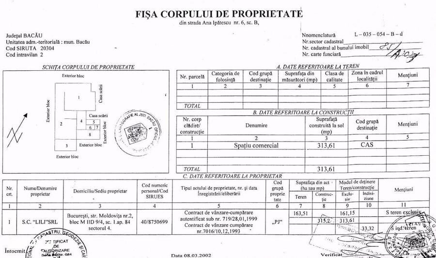 Spațiu comercial, de 300 mp, în Central