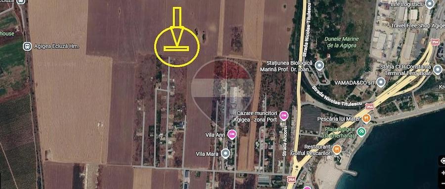 Teren de 601 mp, în Agigea