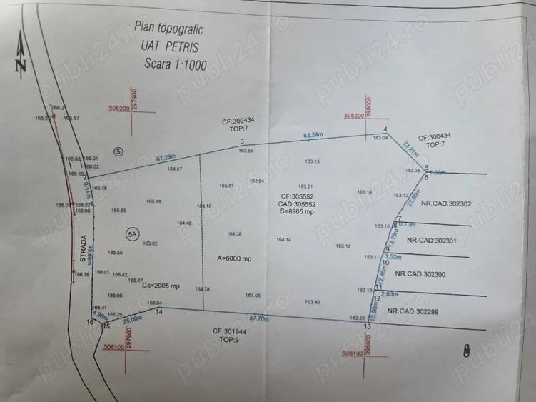 Teren de 8905 mp, în Seliște
