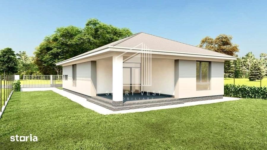 Casă cu 3 camere cu Teren 603 Mp în Vetiș