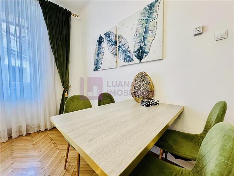 Apartament cu 3 camere semidecomandat, mobilat în Ultracentral