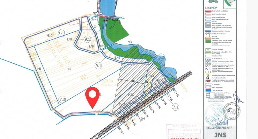 Teren Buftea Nod Rutier DN7-A0. Suprafata 7790 mp - 2