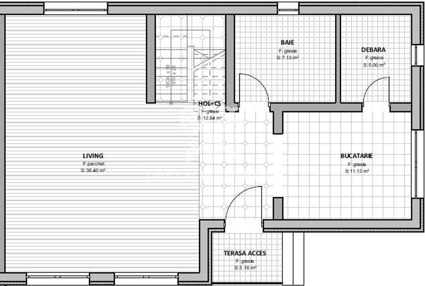Duplex cu 4 camere cu Canalizare în Sânnicoară