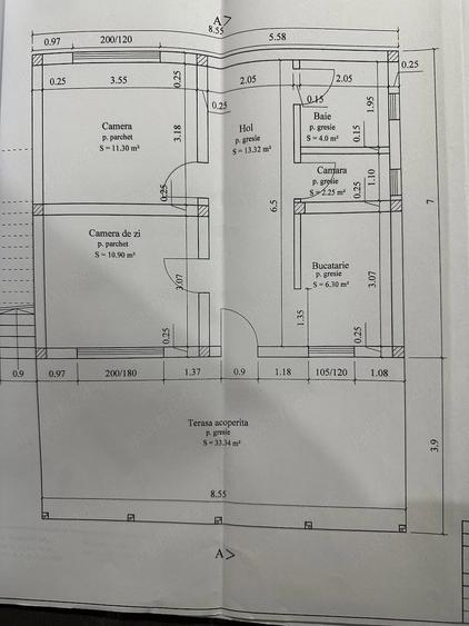 Casă cu Teren 1552 Mp în Central