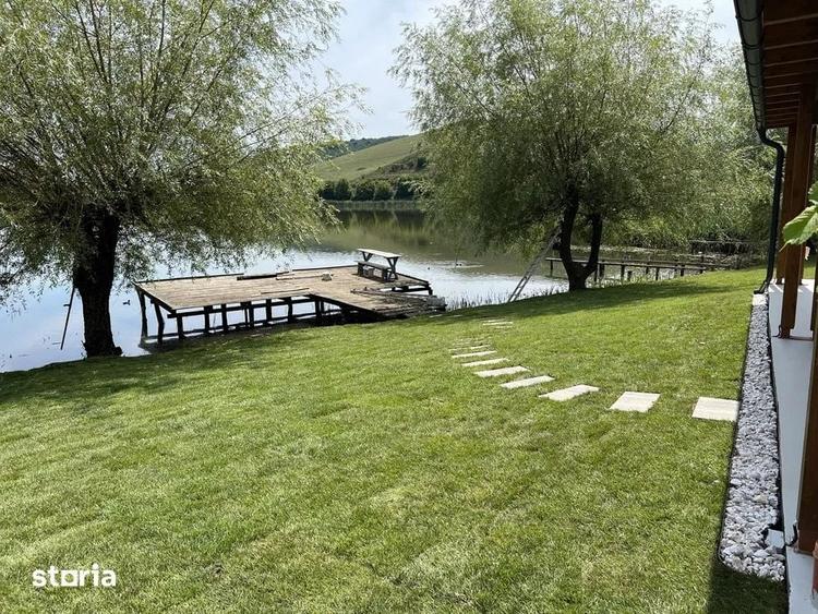 Vila moderna cu piscina pe lac l la cheie l 2530 mp teren l Geaca-CLuj - 5