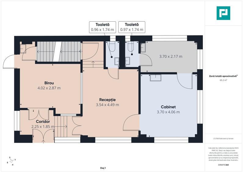 Spațiu comercial, de 220 mp, în Central