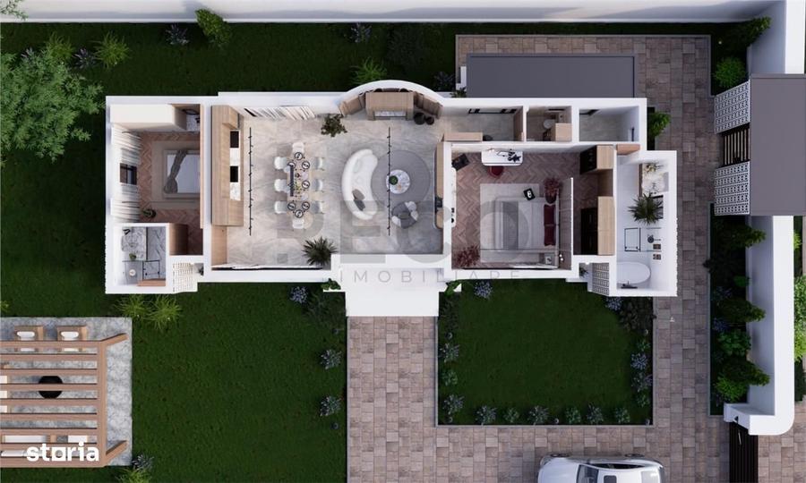 Casă cu 3 camere cu Teren 530 Mp în Paleu