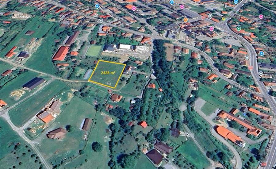 Teren Construcții intravilan de 2428 mp, în Central