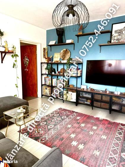 Apartament cu 3 camere decomandat, mobilat în Vatra Luminoasă