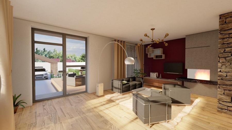 Casă individuală cu 4 camere cu Teren 366 Mp în Săftica