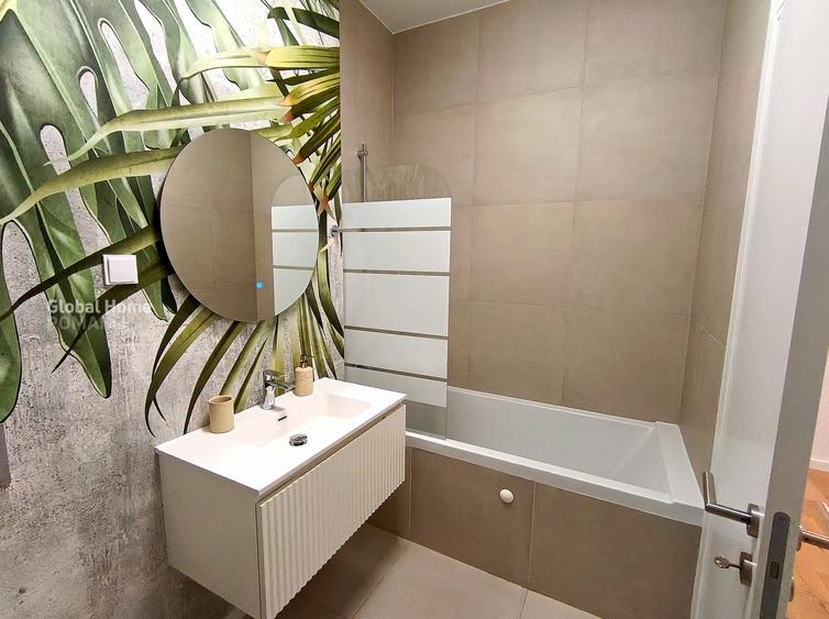 Apartament cu 2 camere semidecomandat, mobilat în Domenii
