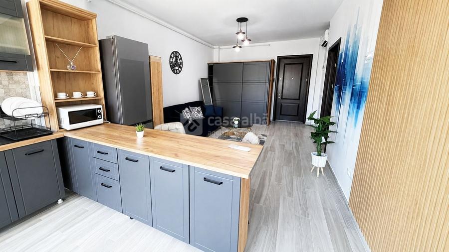 Apartament cu 2 camere semidecomandat, mobilat în Central
