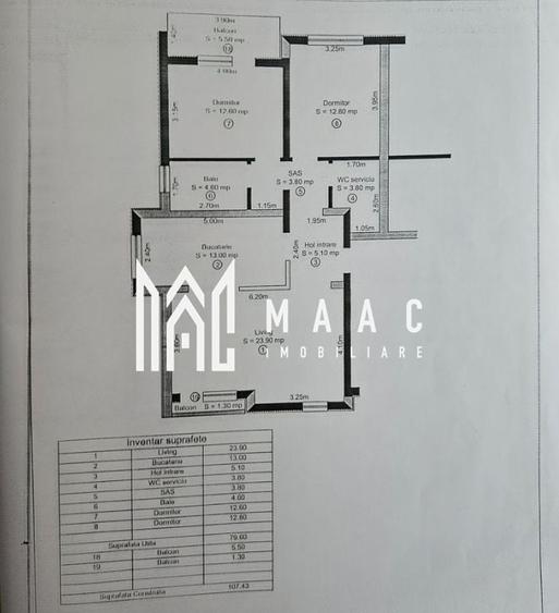 Apartament 3 camere | Decomandat | Etaj 1 | Parcare | Balcon - 14