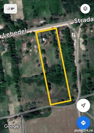 Teren de 8800 mp, în Pătlăgeanca