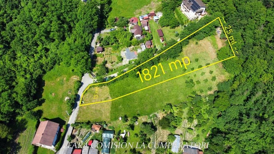 Teren Construcții intravilan de 1821 mp, în Ocnele Mari