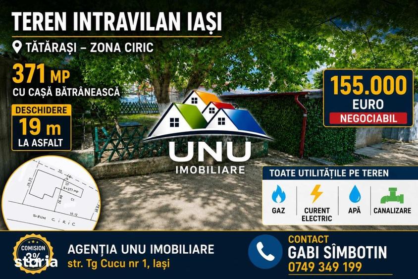 Teren intravilan Iasi 371 mp cu casa batraneasca Tatara?i Ciric - 5